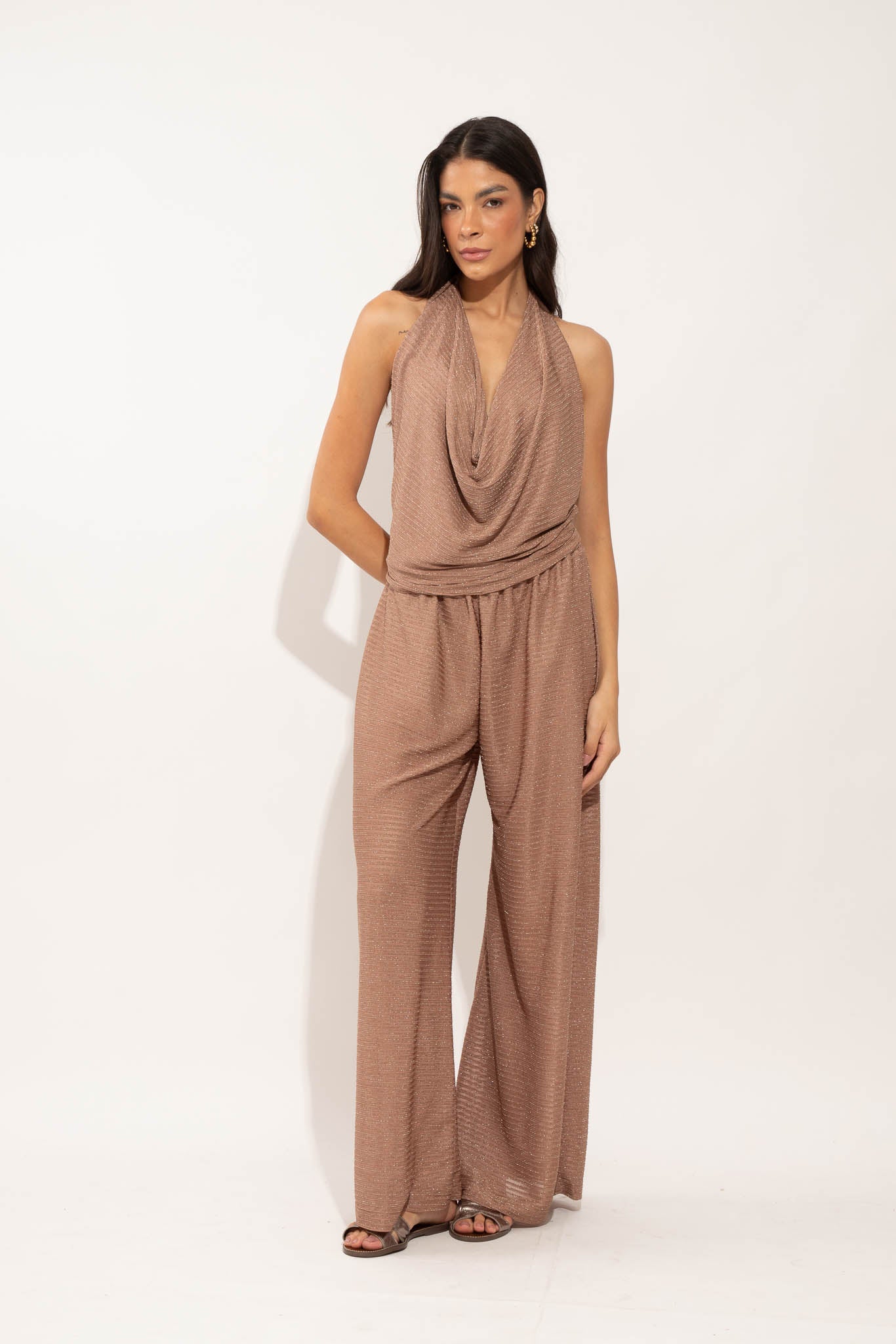 CALÇA TEREZA GLAM MOCHA