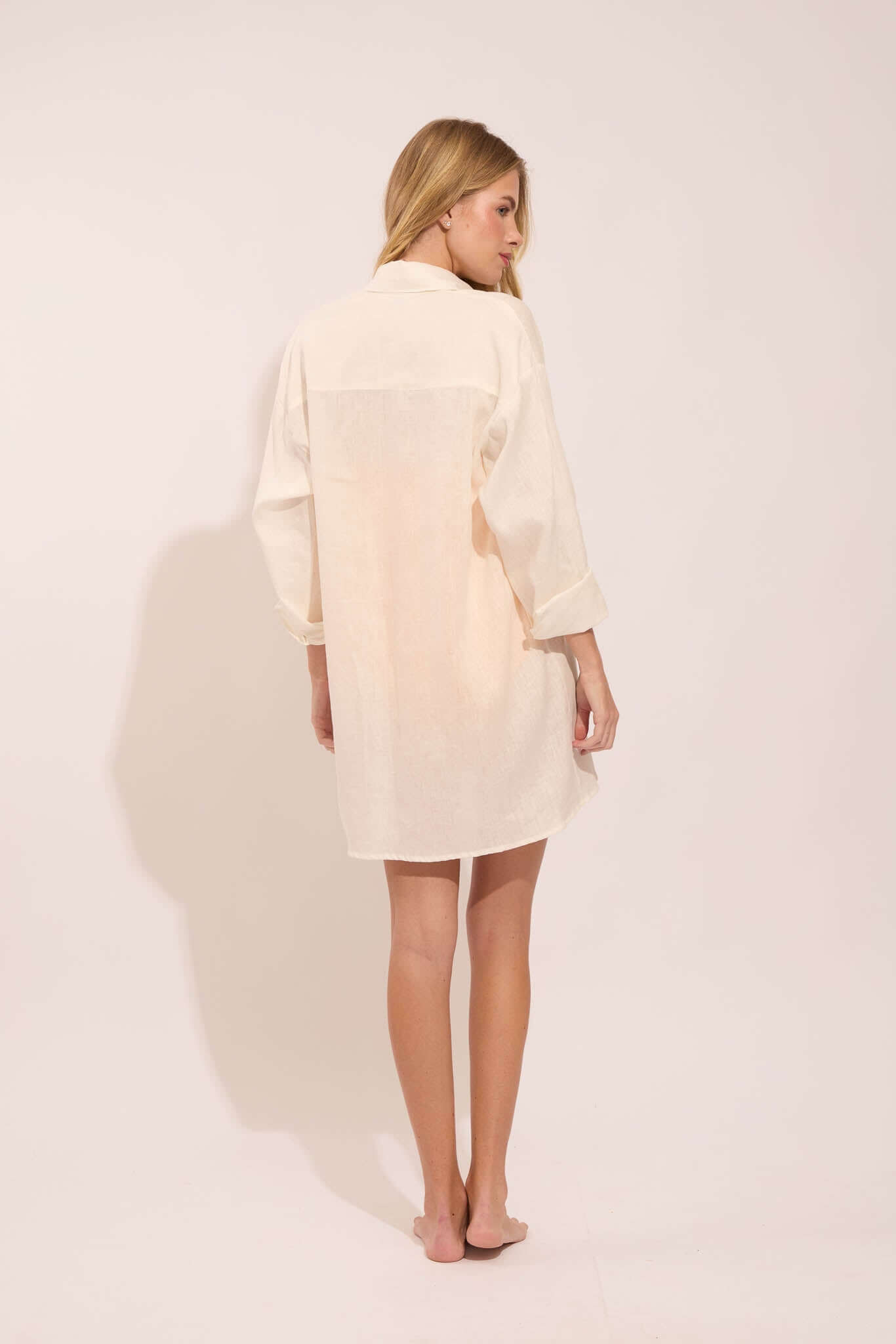 CAMISA AIMEE DRINKS LINHO BRANCO