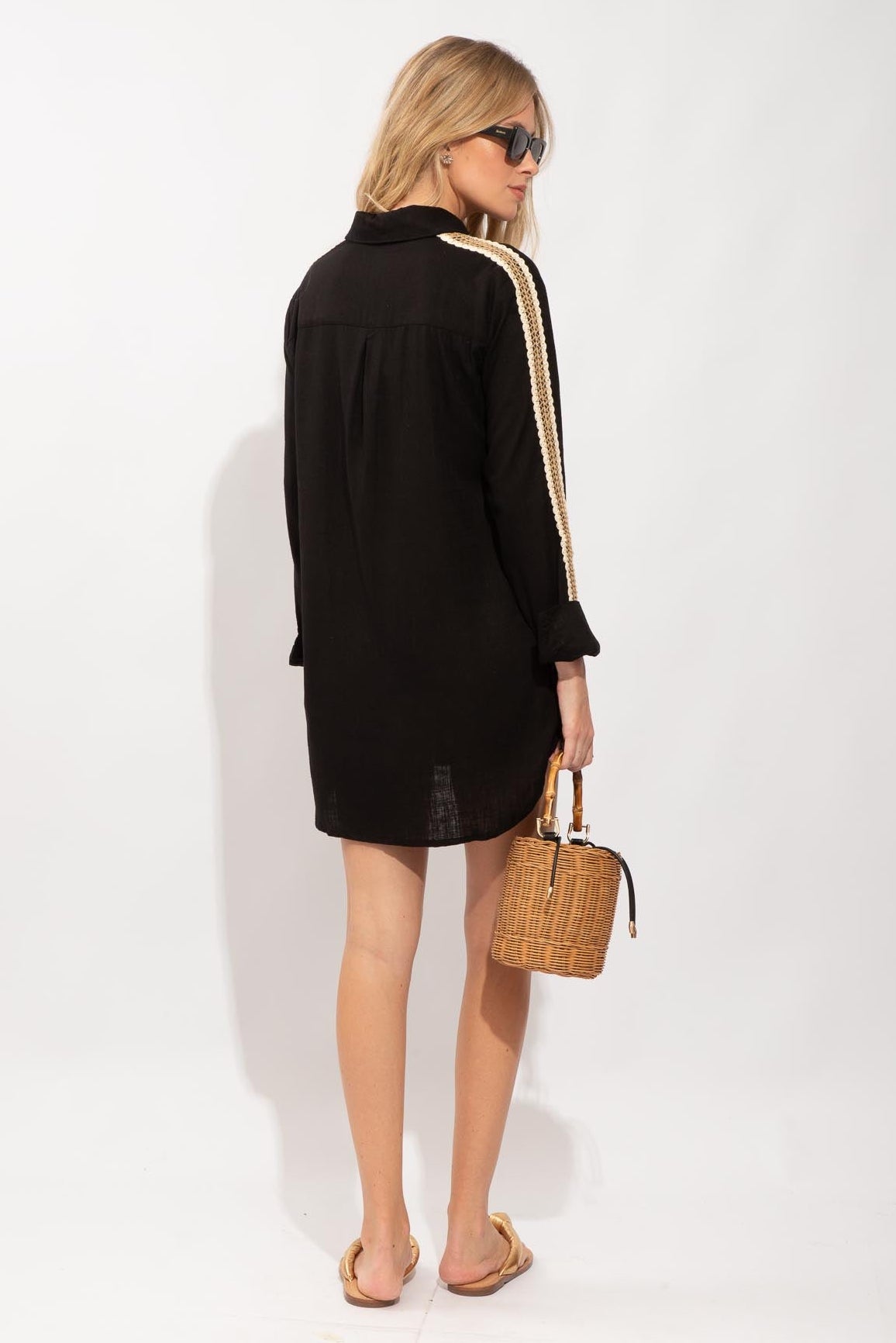 CAMISA ANELISE BLANC DE NOIR