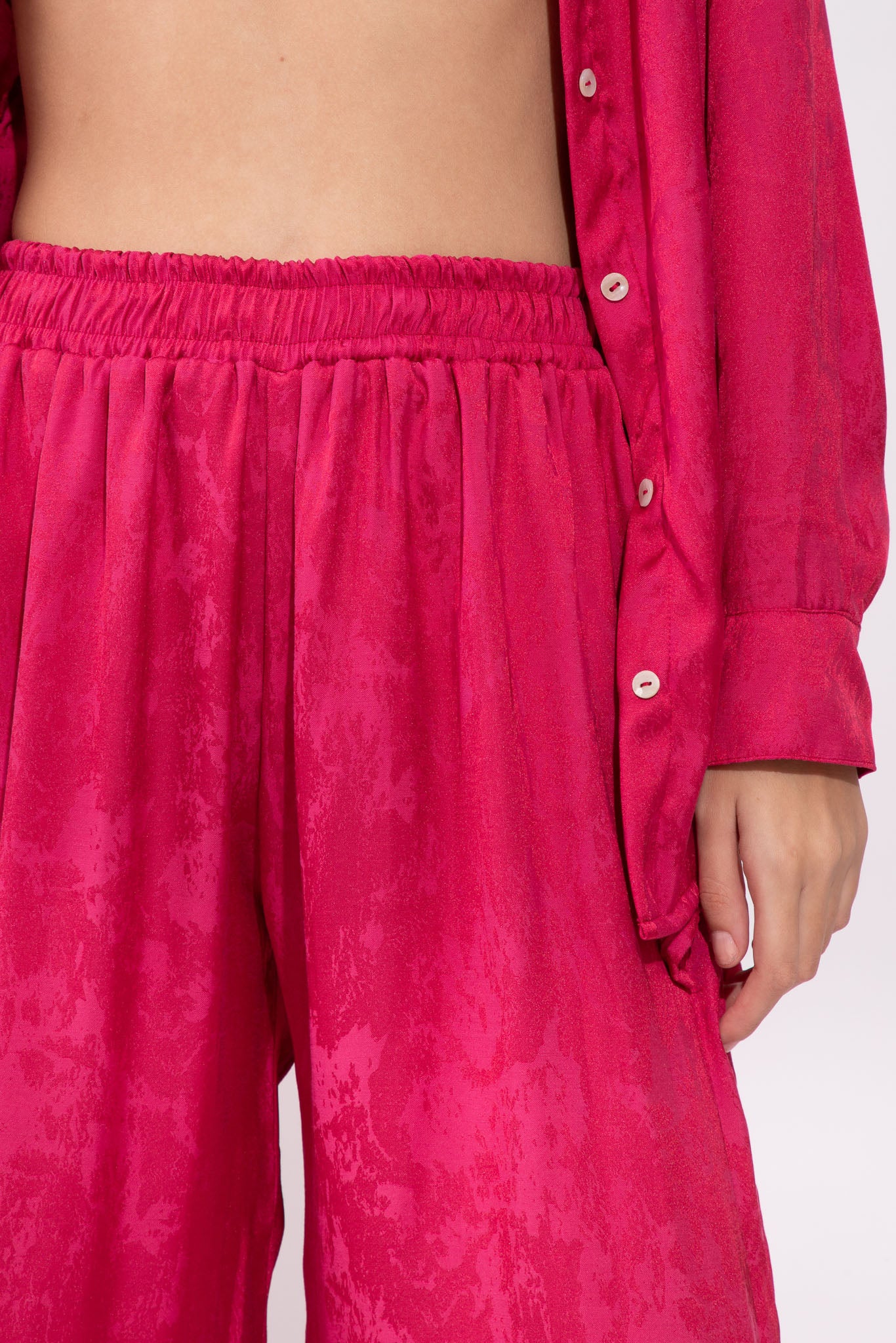 Camisa Anelise Jacquard Rosé