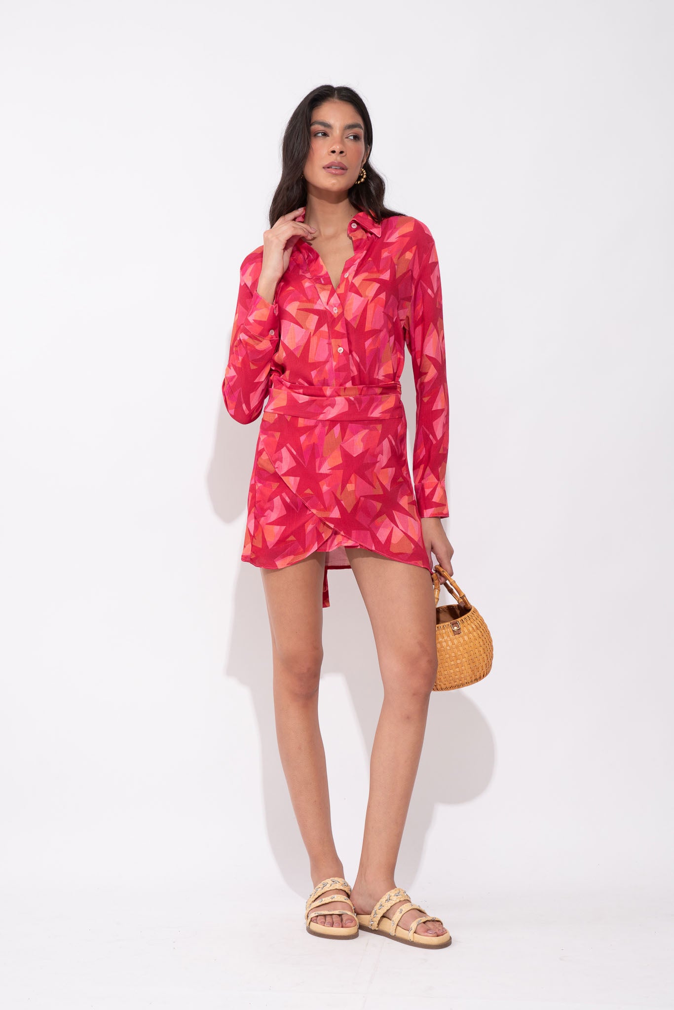 CAMISA VICTORIA PINK CAMOUFLAGE