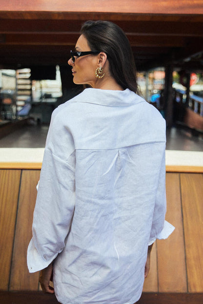 CAMISA NAUTIC ICONS OFF WHITE
