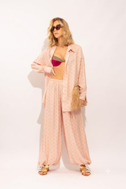 CALÇA DINA TRIO ROSÉ