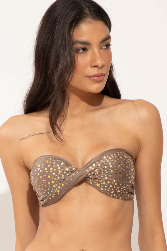 TOP TQC TORCIDO GLAM MOCHA