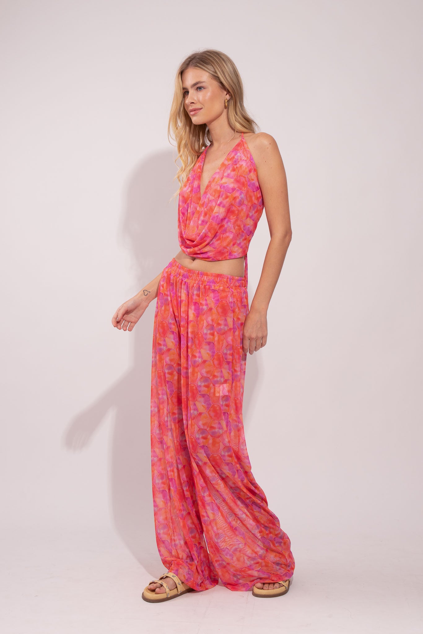 TOP CASCATA PINK BEE