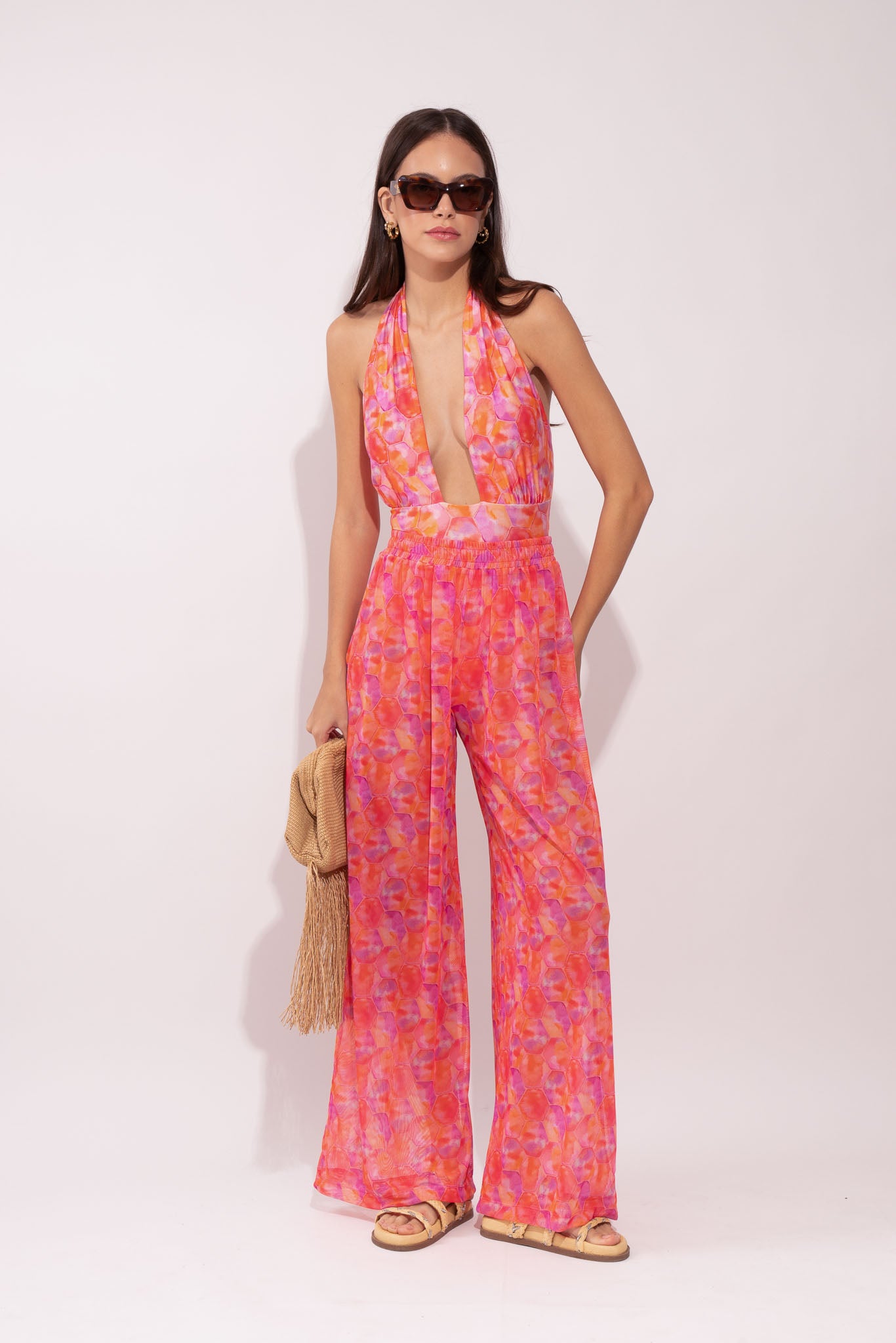 CALÇA TEREZA PINK BEE
