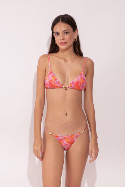 TOP CORTININHA PINK BEE