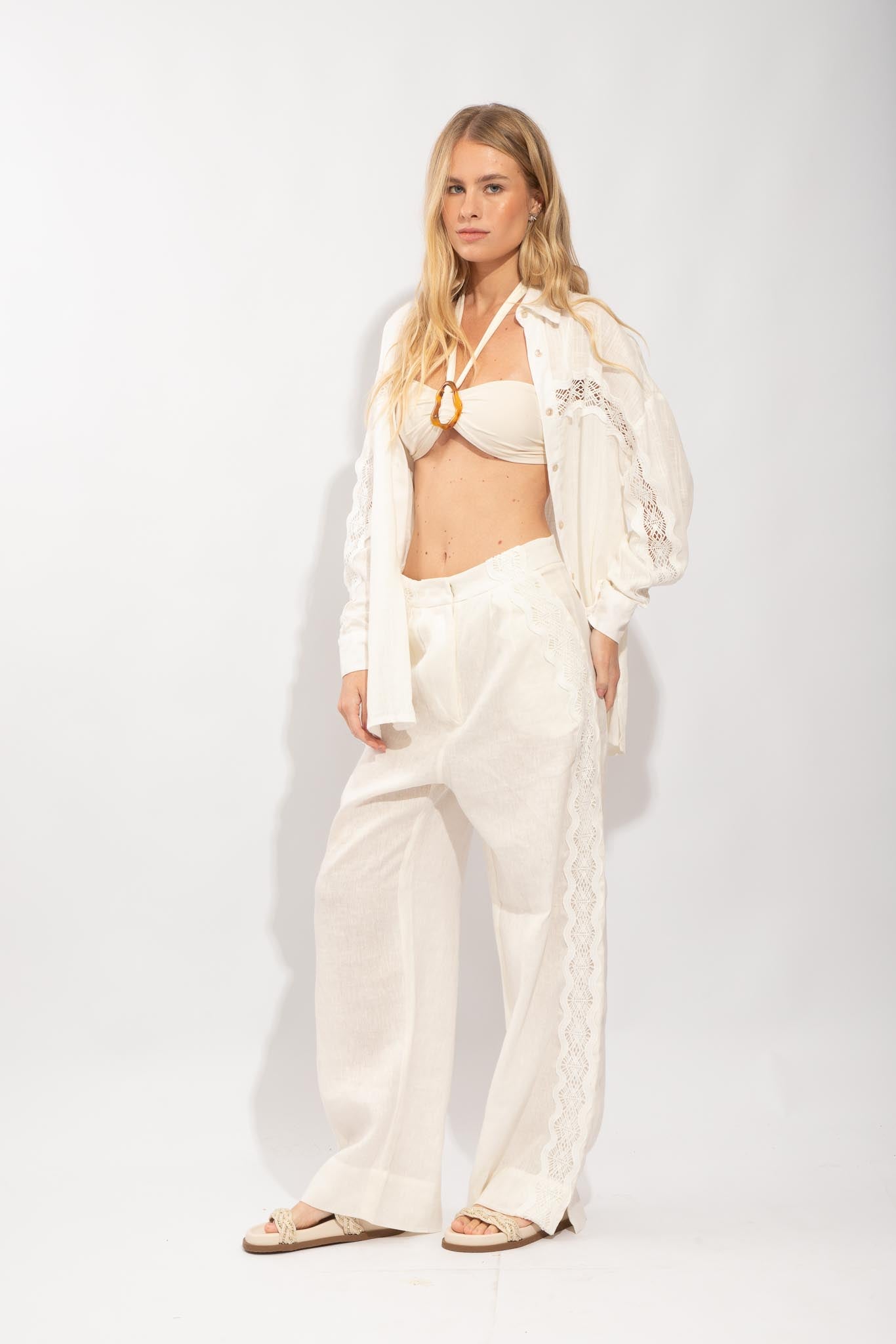 CAMISA ANELISE LINHO CLOUD