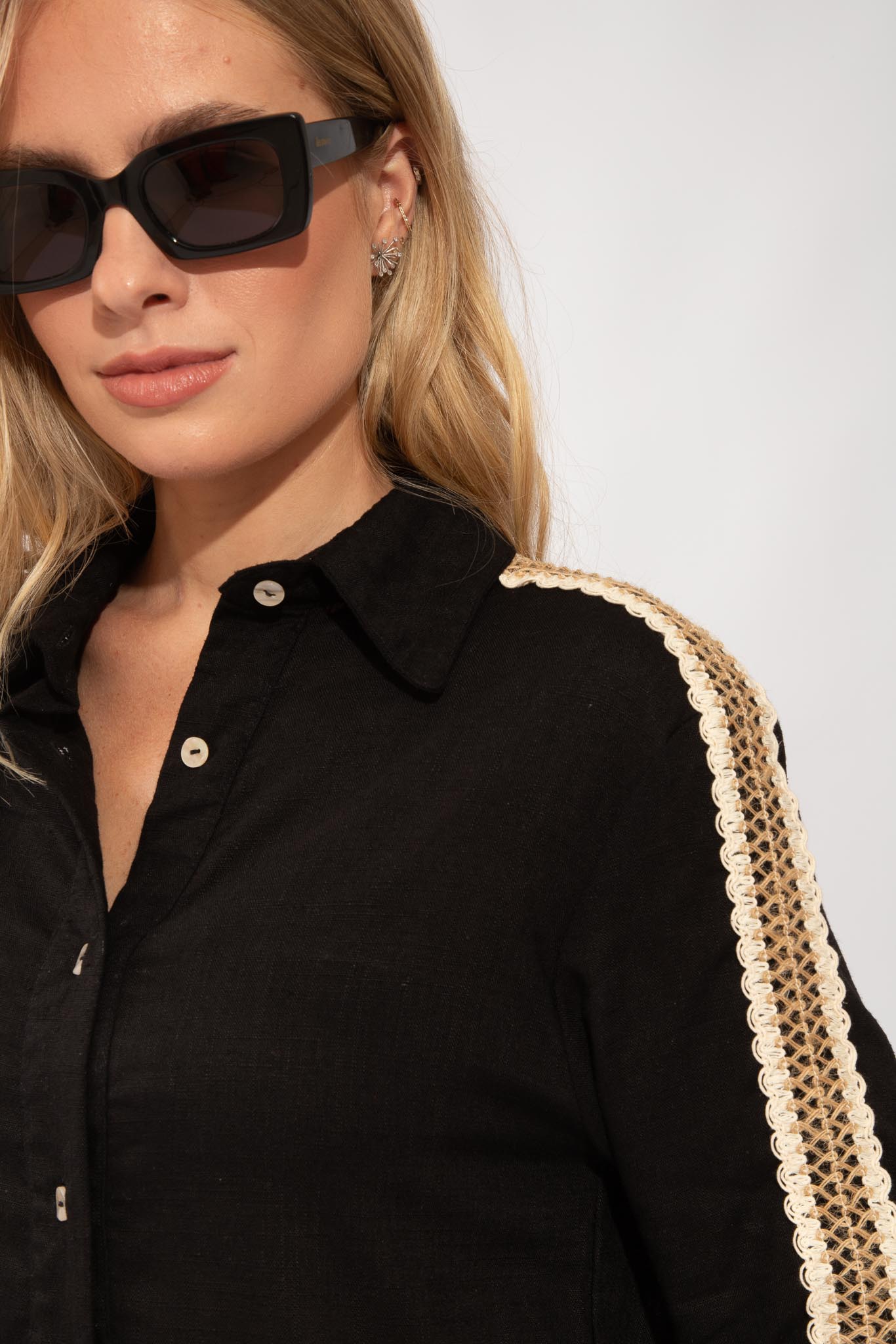 CAMISA ANELISE BLANC DE NOIR