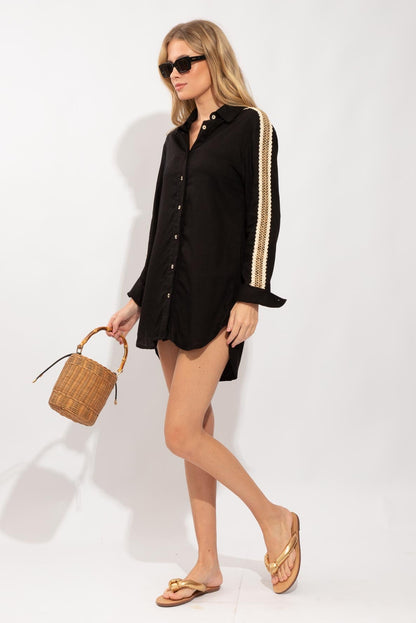 CAMISA ANELISE BLANC DE NOIR