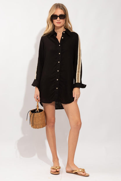 CAMISA ANELISE BLANC DE NOIR