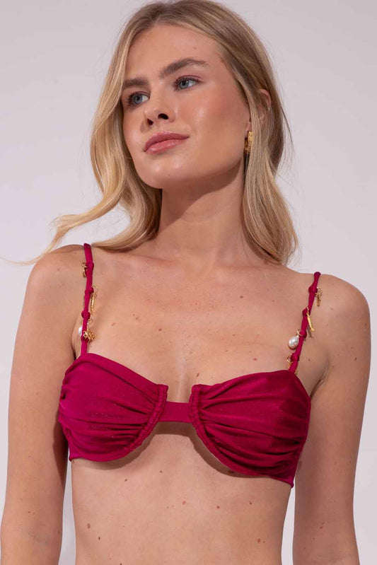 Top Meia taça Leonor Rosé