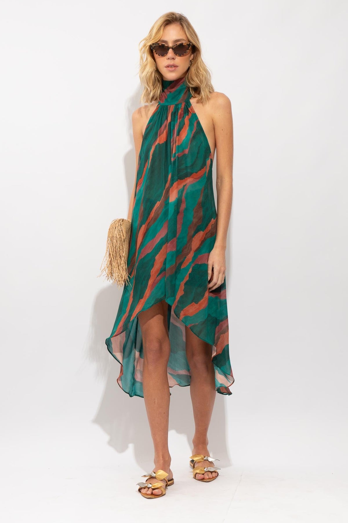 VESTIDO THATA AZURITA
