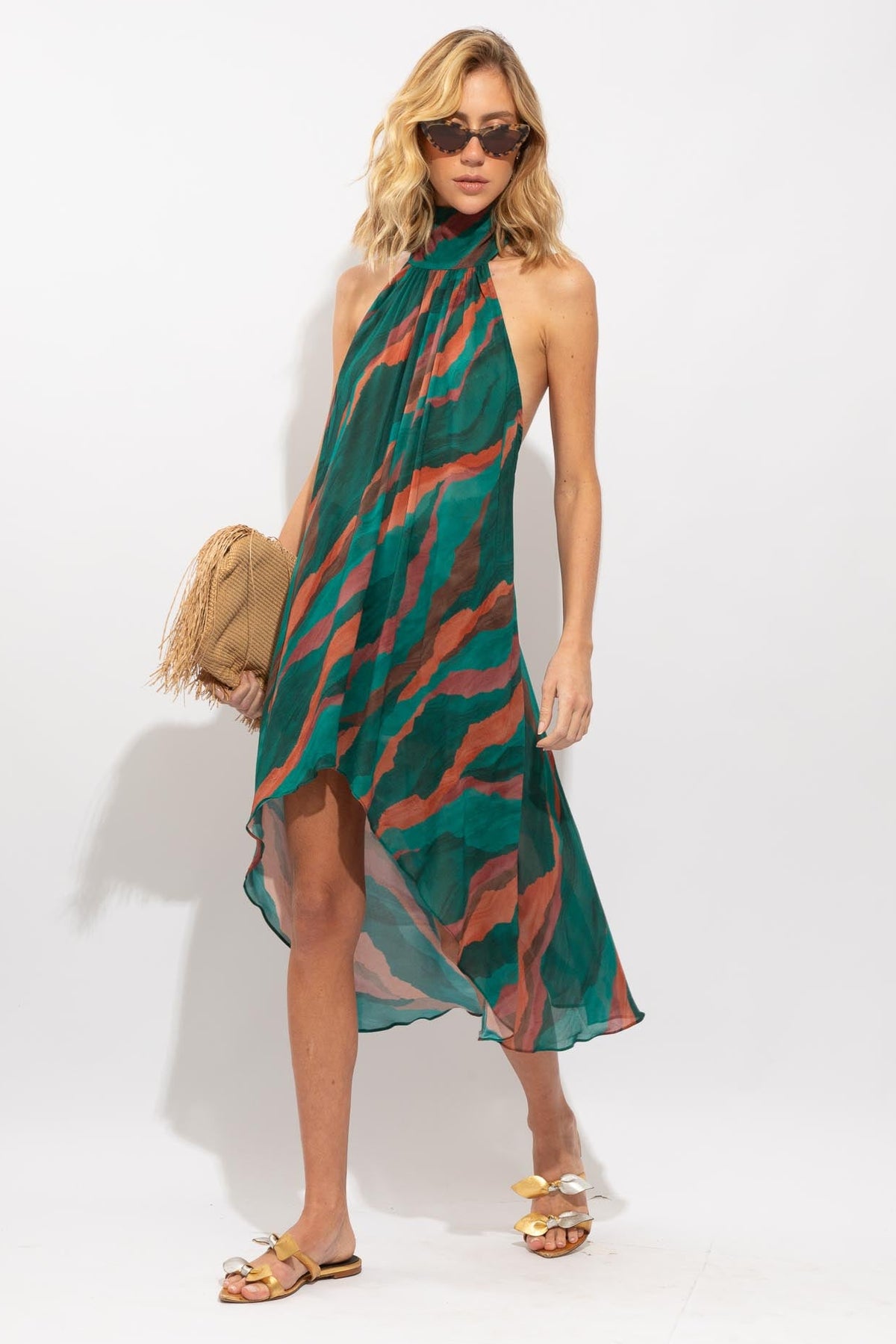 VESTIDO THATA AZURITA