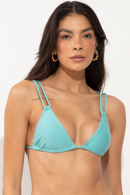 TOP CORTININHA LILI BABY BLUE