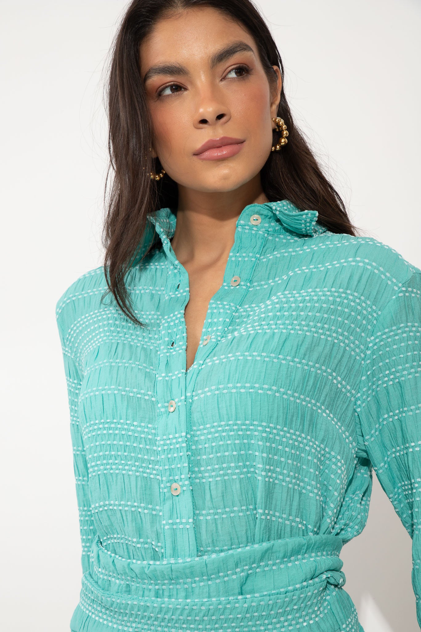 CAMISA VICTORIA AZUL SIANINHA