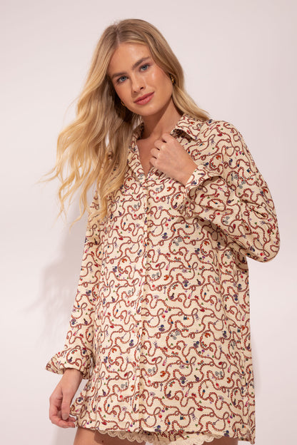 Camisa Anelise Charms