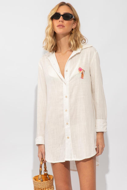 Camisa Boyfriend Preguiça