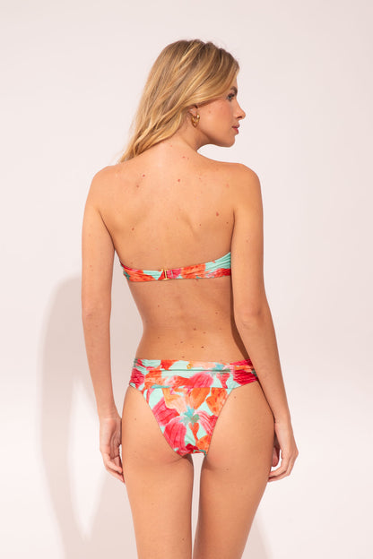 CALÇA FAIXA FRANZIDA ORQUÍDEA