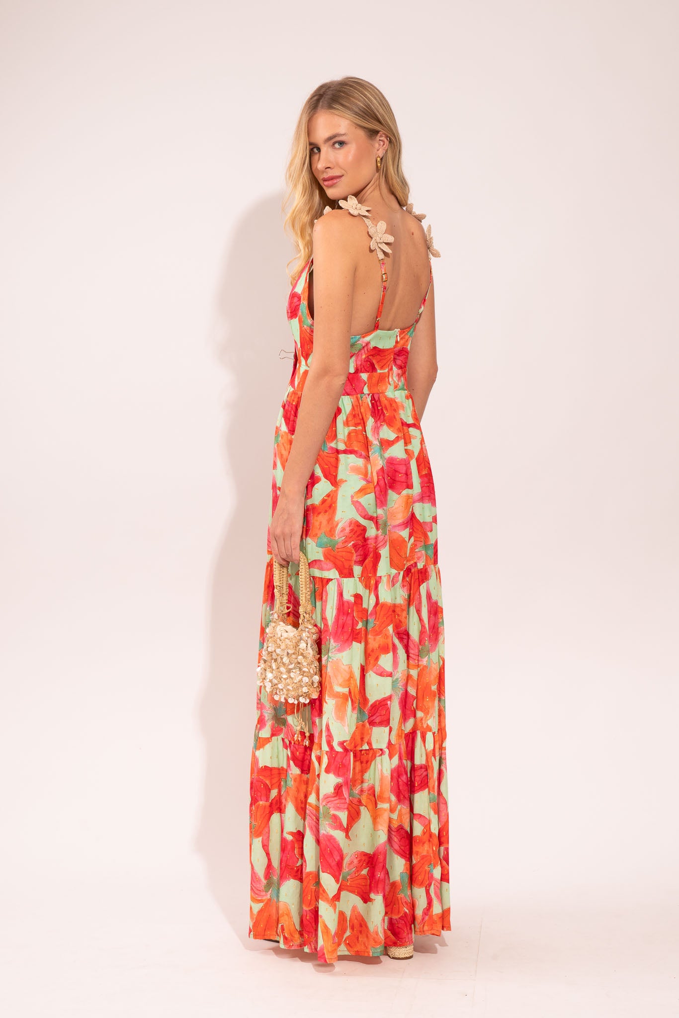 VESTIDO PAULA ORQUÍDEA CROCHÊ