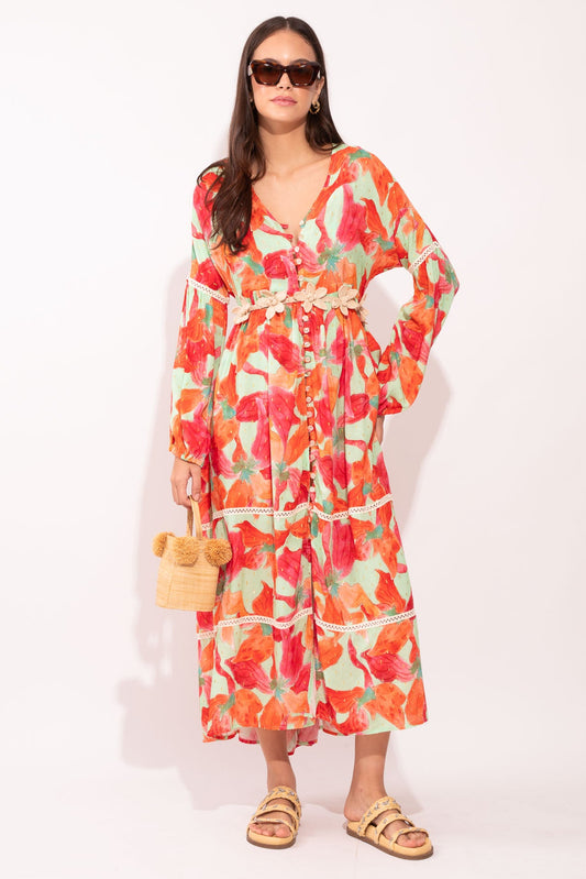 VESTIDO VIVI ORQUÍDEA CROCHÊ