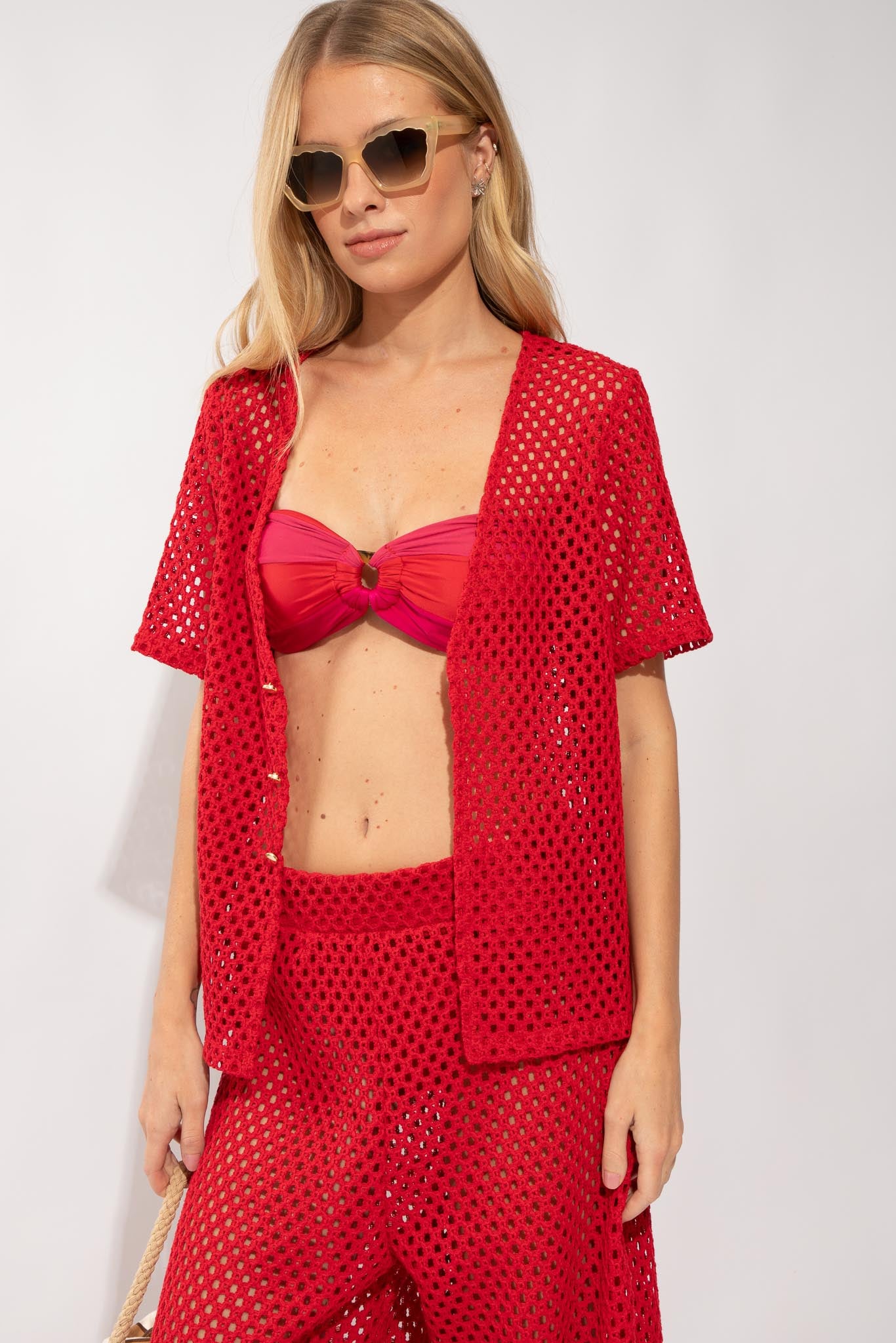 CAMISA BRUNA RUBY TEXTURE