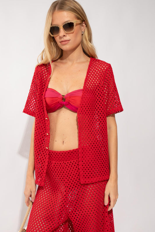 CAMISA BRUNA RUBY TEXTURE