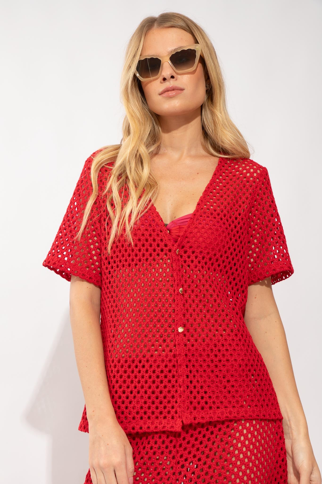 CAMISA BRUNA RUBY TEXTURE