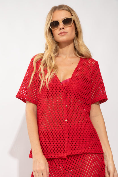 CAMISA BRUNA RUBY TEXTURE