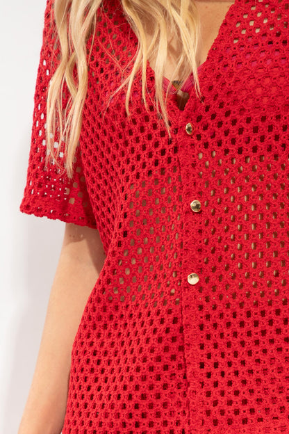 CAMISA BRUNA RUBY TEXTURE