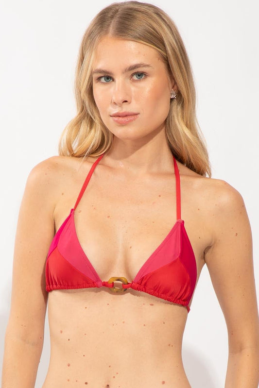 TOP CORTININHA PINK RUBY