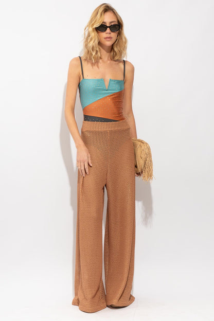 CALÇA ZIZI TRAMA GOLD
