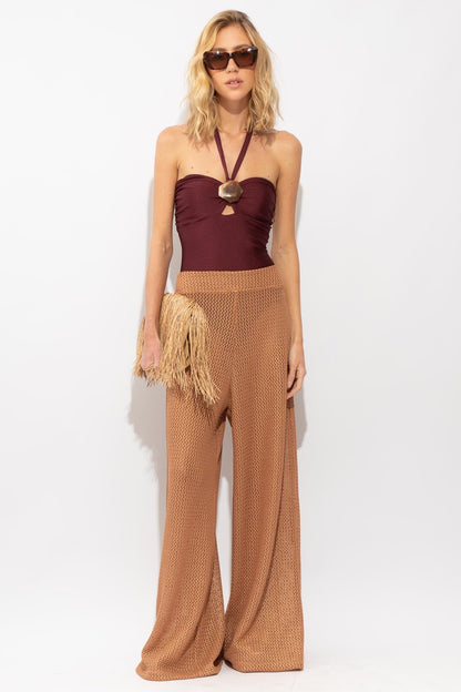 CALÇA ZIZI TRAMA GOLD
