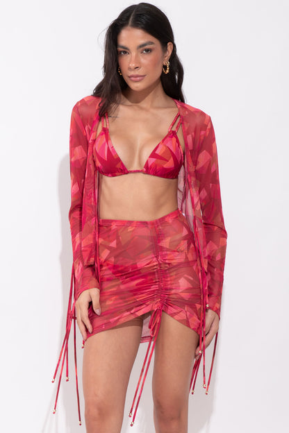 SAIA JULIANA PINK CAMOUFLAGE